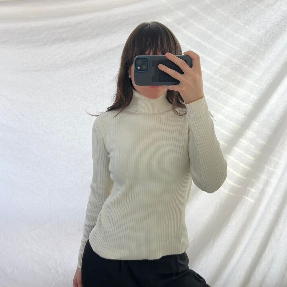 Valerie Stevens Women's Cream and White Jumper